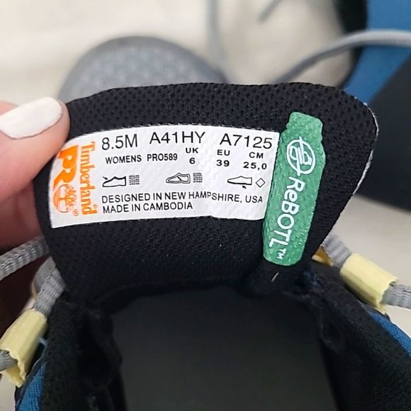 Timberland Pro Composite Safety Toe Athletic Work Wear Sneaker Women's Size 8.5 - Picture 7 of 16